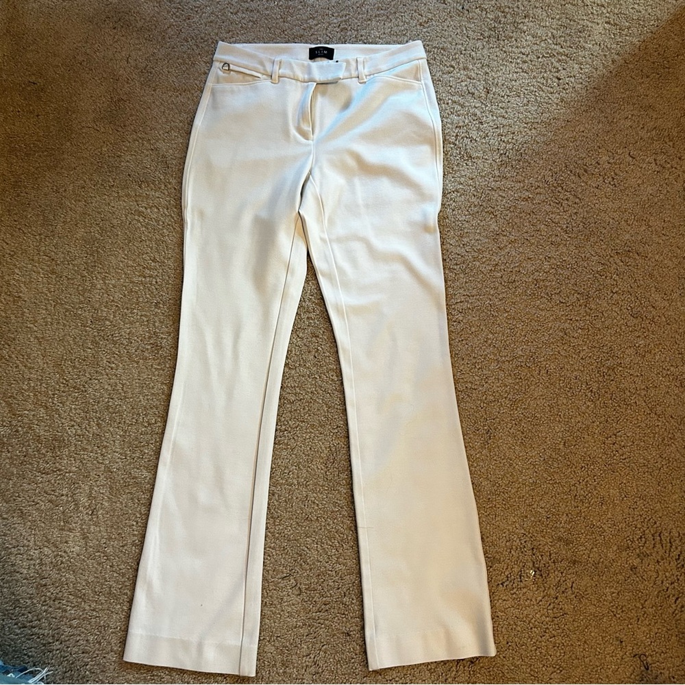 White House Black Market white dress pants